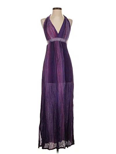 Pre-owned Assorted Brands Cocktail Dress In Purple