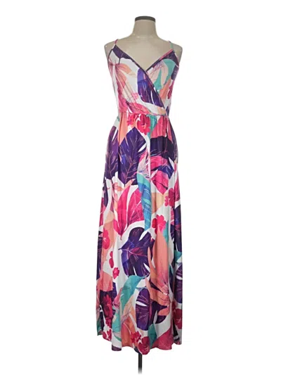 Pre-owned Assorted Brands Cocktail Dress In Purple
