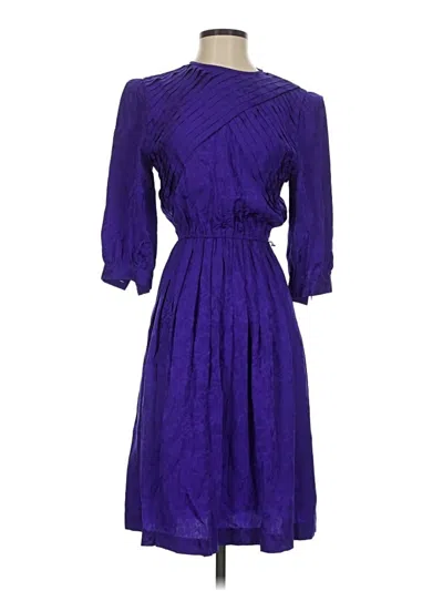 Pre-owned Assorted Brands Cocktail Dress In Purple