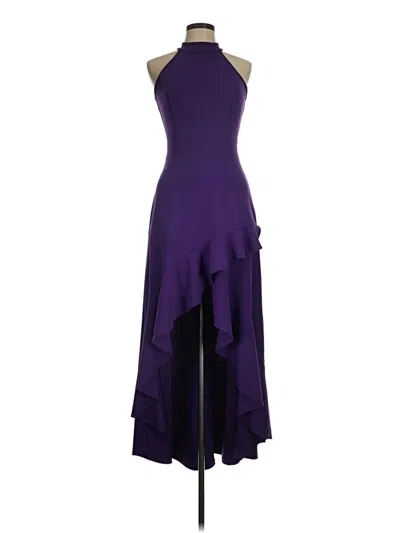 Pre-owned Assorted Brands Cocktail Dress In Purple