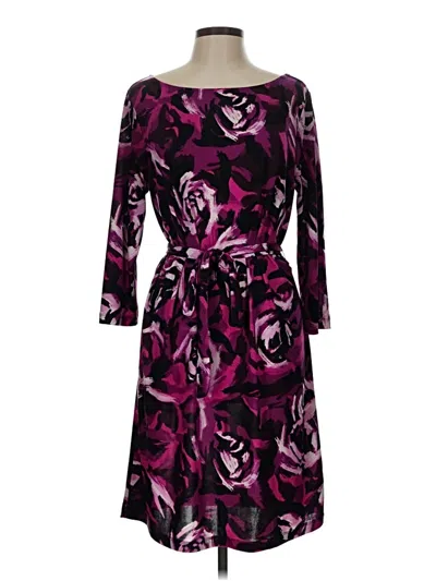 Pre-owned Assorted Brands Cocktail Dress In Purple