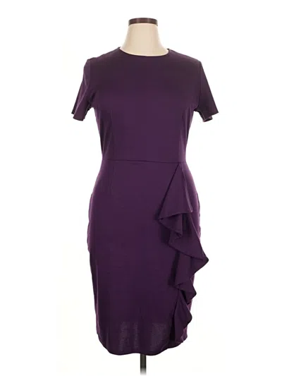 Pre-owned Assorted Brands Cocktail Dress In Purple