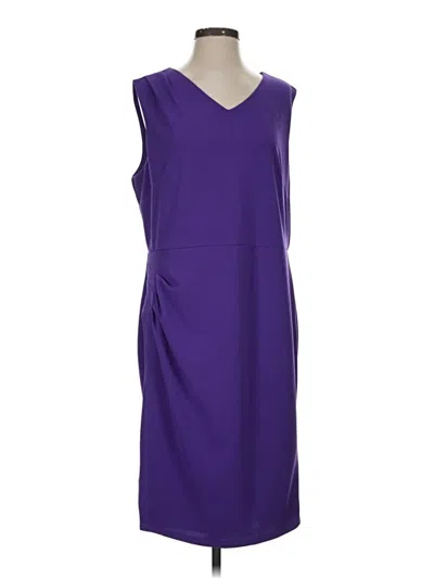 Pre-owned Assorted Brands Cocktail Dress In Purple