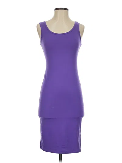 Pre-owned Assorted Brands Cocktail Dress In Purple