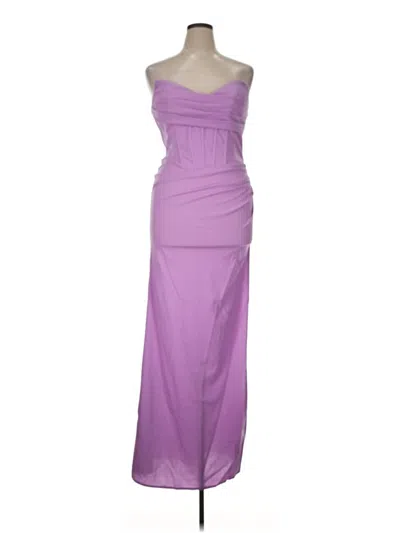 Pre-owned Assorted Brands Cocktail Dress In Purple