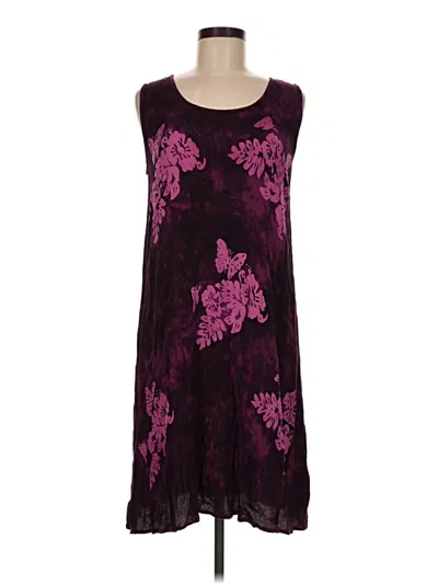 Pre-owned Assorted Brands Cocktail Dress In Purple