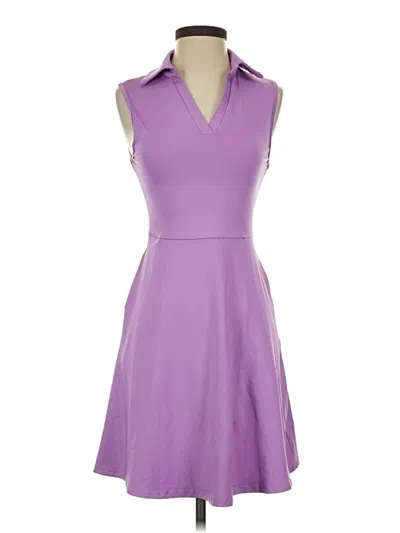 Pre-owned Assorted Brands Cocktail Dress In Purple