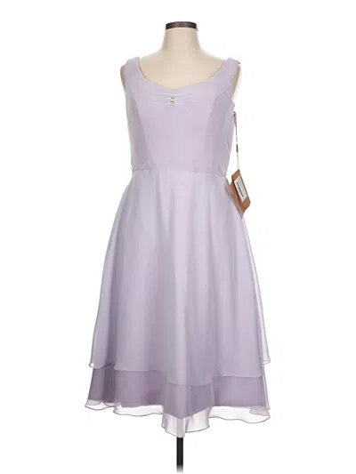 Pre-owned Assorted Brands Cocktail Dress In Purple