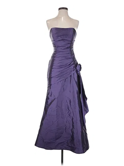 Pre-owned Assorted Brands Cocktail Dress In Purple