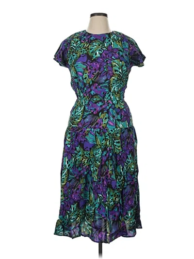 Pre-owned Assorted Brands Cocktail Dress In Purple