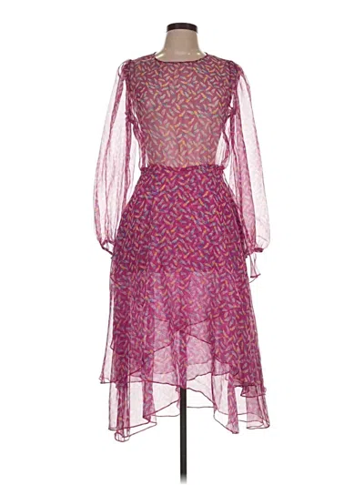 Pre-owned Assorted Brands Cocktail Dress In Purple