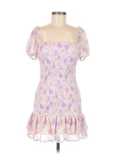 Pre-owned Assorted Brands Cocktail Dress In Purple