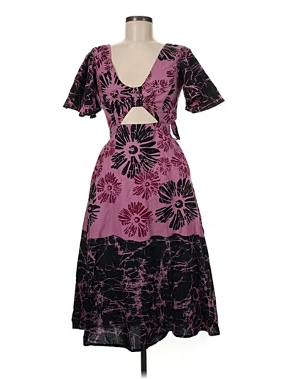 Pre-owned Assorted Brands Cocktail Dress In Purple
