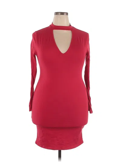 Pre-owned Assorted Brands Cocktail Dress In Red
