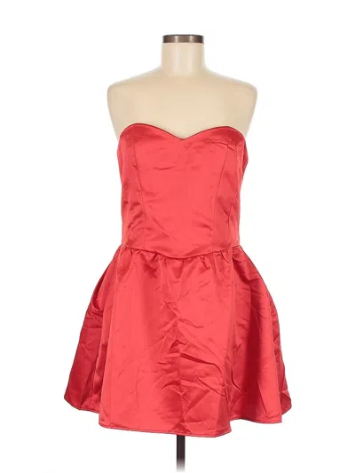 Pre-owned Assorted Brands Cocktail Dress In Red