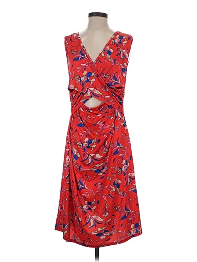 Pre-owned Assorted Brands Cocktail Dress In Red