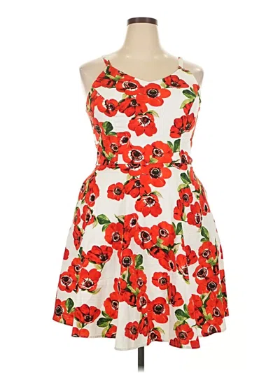 Pre-owned Assorted Brands Cocktail Dress In Red
