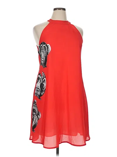 Pre-owned Assorted Brands Cocktail Dress In Red