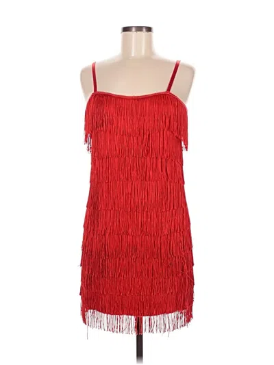 Pre-owned Assorted Brands Cocktail Dress In Red