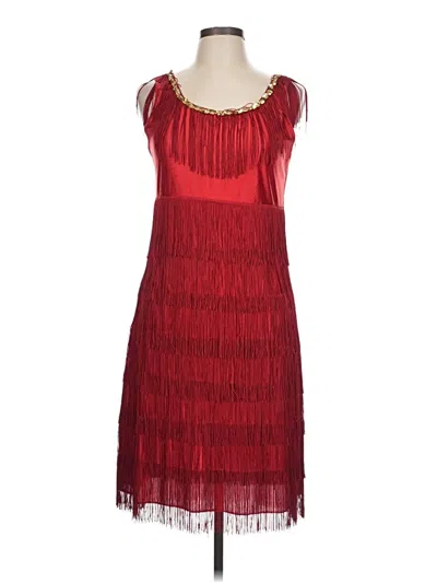 Pre-owned Assorted Brands Cocktail Dress In Red