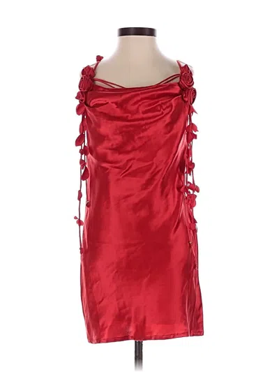 Pre-owned Assorted Brands Cocktail Dress In Red