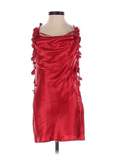 Pre-owned Assorted Brands Cocktail Dress In Red