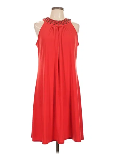 Pre-owned Assorted Brands Cocktail Dress In Red