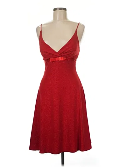 Pre-owned Assorted Brands Cocktail Dress In Red