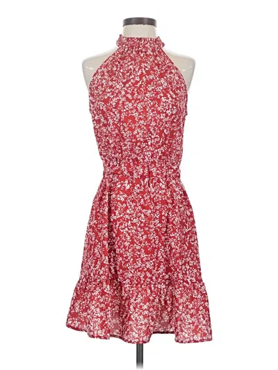 Pre-owned Assorted Brands Cocktail Dress In Red