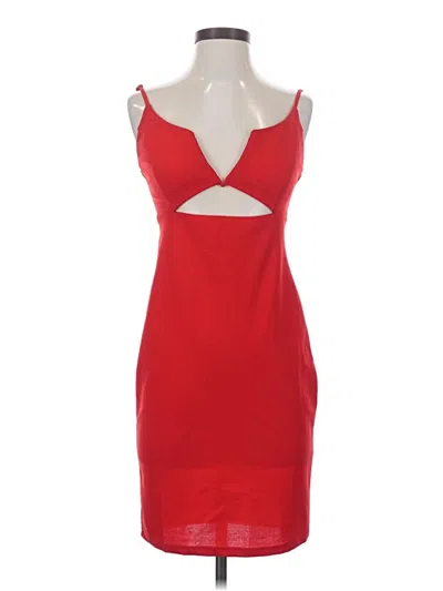 Pre-owned Assorted Brands Cocktail Dress In Red
