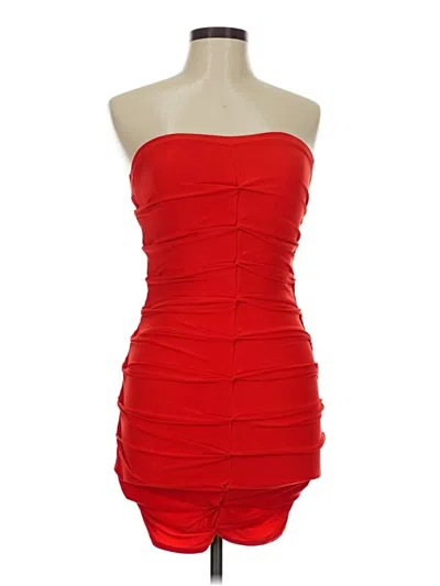 Pre-owned Assorted Brands Cocktail Dress In Red