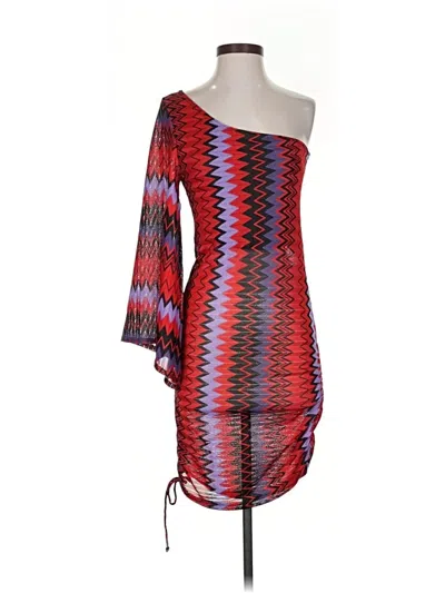 Pre-owned Assorted Brands Cocktail Dress In Red