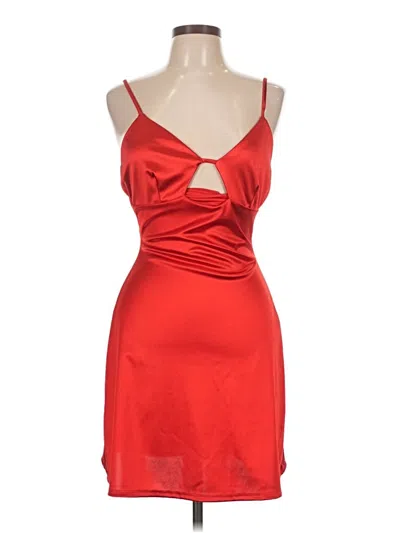Pre-owned Assorted Brands Cocktail Dress In Red