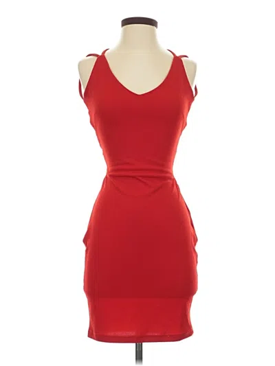 Pre-owned Assorted Brands Cocktail Dress In Red