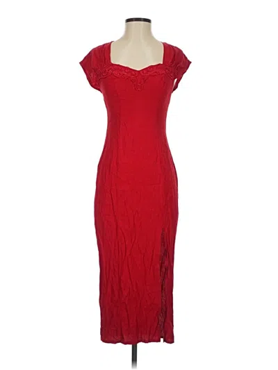Pre-owned Assorted Brands Cocktail Dress In Red