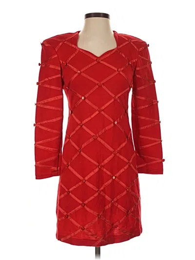 Pre-owned Assorted Brands Cocktail Dress In Red