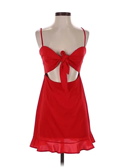 Pre-owned Assorted Brands Cocktail Dress In Red