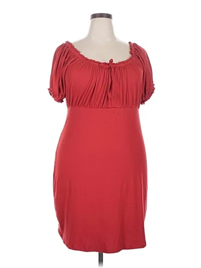 Pre-owned Assorted Brands Cocktail Dress In Red