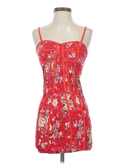 Pre-owned Assorted Brands Cocktail Dress In Red
