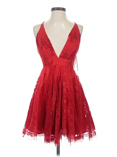 Pre-owned Assorted Brands Cocktail Dress In Red