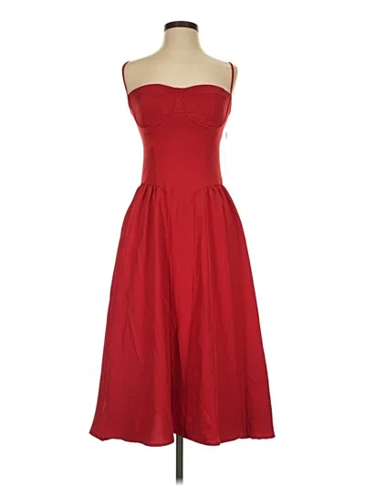 Pre-owned Assorted Brands Cocktail Dress In Red