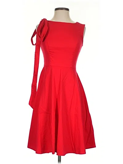 Pre-owned Assorted Brands Cocktail Dress In Red