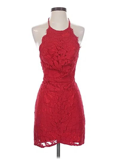 Pre-owned Assorted Brands Cocktail Dress In Red