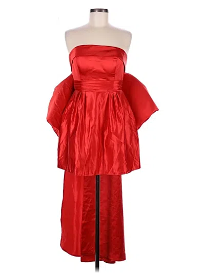 Pre-owned Assorted Brands Cocktail Dress In Red