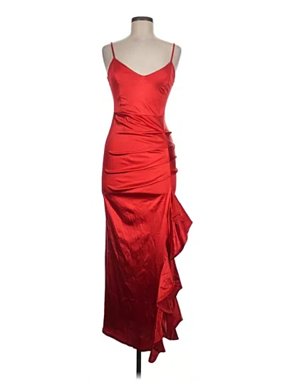 Pre-owned Assorted Brands Cocktail Dress In Red