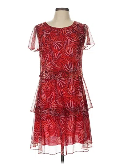 Pre-owned Assorted Brands Cocktail Dress In Red