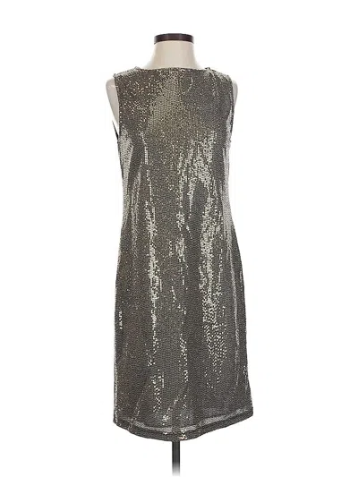 Pre-owned Assorted Brands Cocktail Dress In Silver