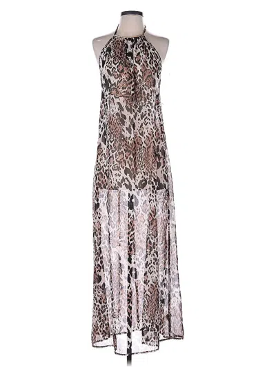 Pre-owned Assorted Brands Cocktail Dress In Silver