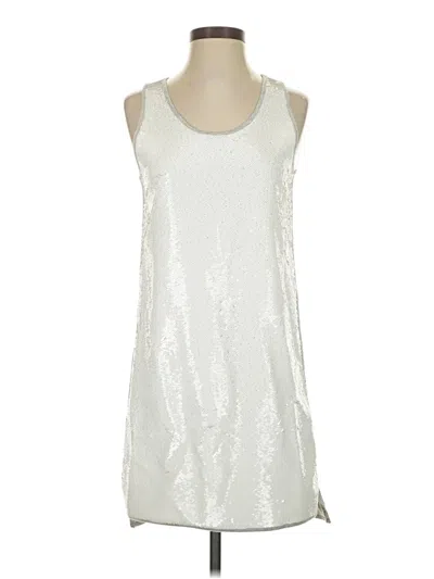 Pre-owned Assorted Brands Cocktail Dress In Silver