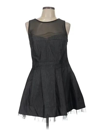 Pre-owned Assorted Brands Cocktail Dress In Silver